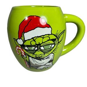SANTA YODA "A Merry Christmas May You Have" Green Christmas Mug